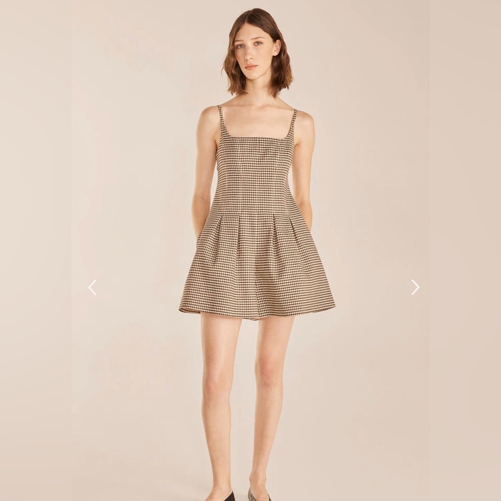 Rebecca Taylor plaid check romper.